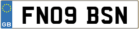Truck License Plate